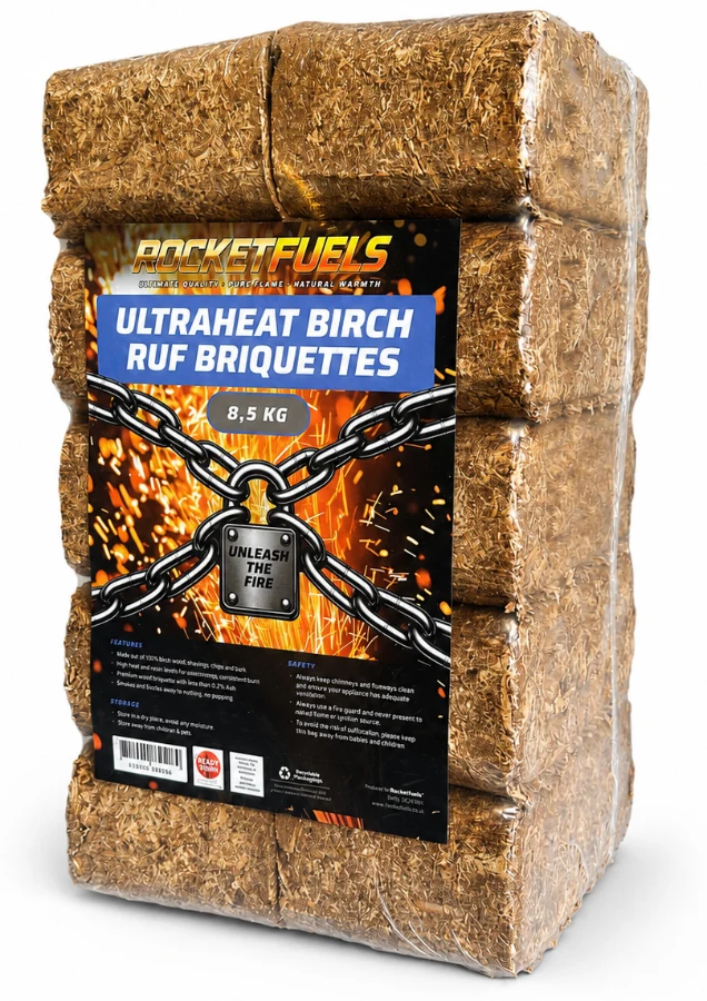 Birch RUF (ROCKETFUELS) briquettes